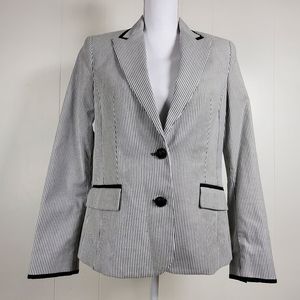Vintage Mng by Mango striped blazer with shoulder pads 80s inspired medium
